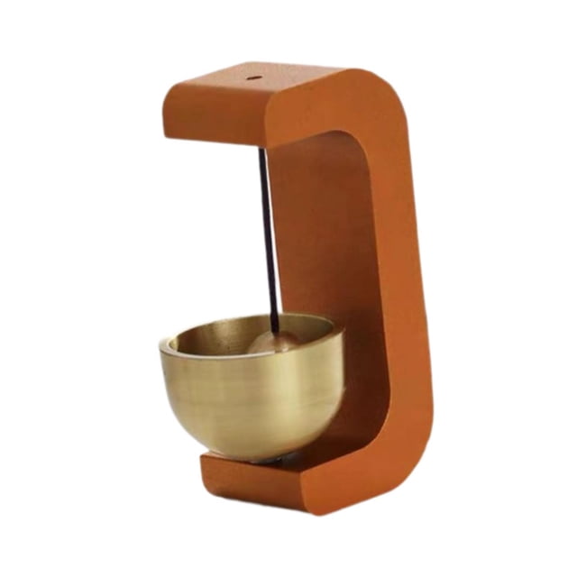 Apertura de puerta Timbre de comerciantes Timbre de entrada de puerta, Timbre de puerta, Decoración única de puerta de timbre de puerta para cafetería Naranja