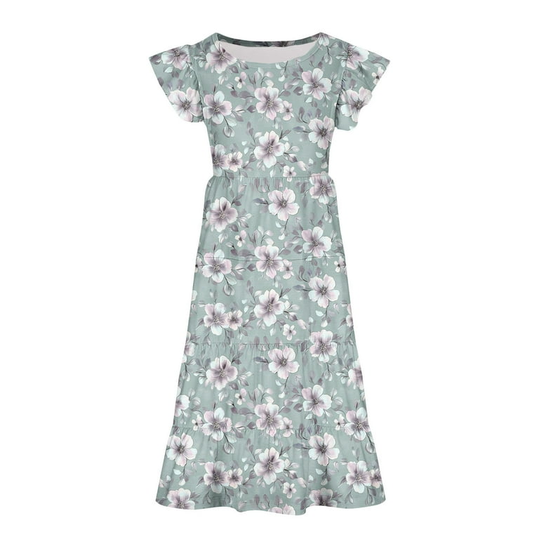 Sentmoon 5th Grade Graduation Dress Stylish Round Neck Summer Clothes for Girls Puffed Sleeve Loose Floral Print Breathable Sundresses for Weekend Brunch Multicolor 10-11 Years - Walmart.com Sentmoon 5th Grade Graduation Dress Stylish Round Neck Summer Clothes for Girls Puffed Sleeve Loose Floral Print Breathable Sundresses for Weekend Brunch Multicolor 10-11 Years - Walmart.com