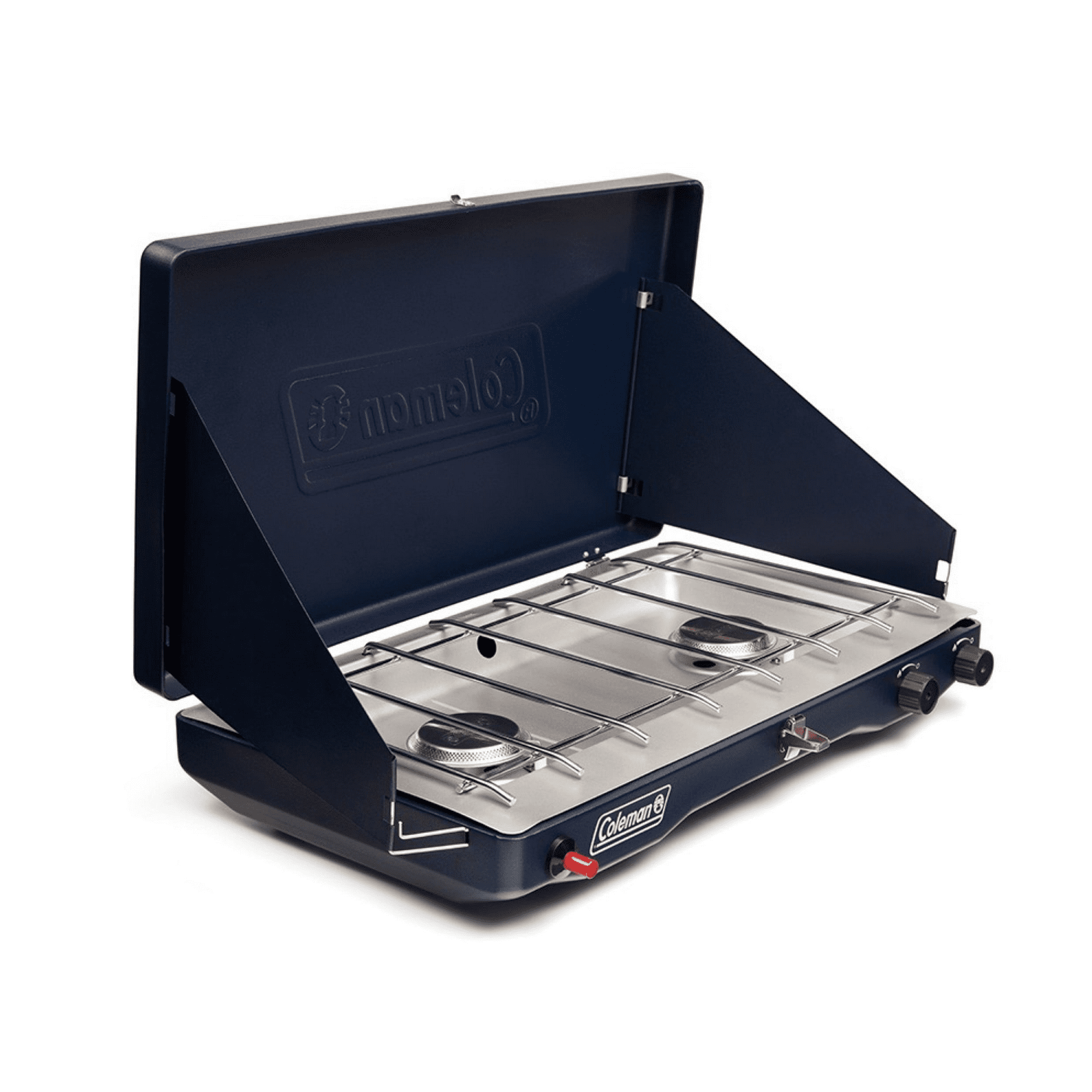 Coleman Classic 3-in-1 Camping Stove, 2 Burners, Blue Nights