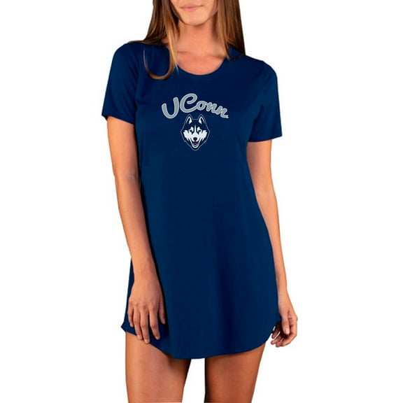 Women's Concepts Sport Navy UConn Huskies Marathon Knit Nightshirt