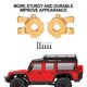thumbnail image 5 of Ounissouiy Soporte de cubo de dirección duradero de latón para coche teledirigido 1/18 Trx4m, pieza de coche teledirigido, accesorios de coche, Kits de construcción modelo, 5 of 6