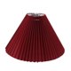 thumbnail image 3 of Pantalla de lámpara plisada redonda, accesorio de iluminación, mesa, tela decorativa, reemplazo de pantalla de lámpara para sala de estar, cafetería, Rojo Gloria pantalla plisada, 3 of 9
