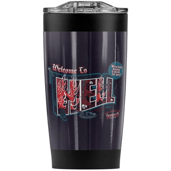 Supernatural Welcome Stainless Steel Tumbler 20 oz Coffee Travel Mug/Cup, Vacuum Insulated & Double Wall with Leakproof Sliding Lid | Great for Hot Drinks and Cold Beverages