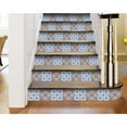 thumbnail image 2 of HomeRoots 400150 4 x 4 in. Blue & Muted Taupe Peel & Stick Tiles, 2 of 5