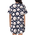 thumbnail image 3 of Xecao Cute Basebal print Swimsuit for women, Summer-ready, sporty style.Quick-dry fabric. Many sizes & colors., 3 of 9