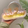 thumbnail image 1 of Luz De Noche De Tulipán Espejo de nube hecho a mano Lámpara de tulipanes Ornamento Espejo Tulipanes Flor Luz Decoración para el hogar Kuymtek  Para estrenar, 1 of 3