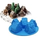 thumbnail image 5 of JM Moldes de silicona para pasteles navideños, moldes para hornear caseros de pan de jengibre de 6 cavidades, moldes redondos antiadherentes para decorar pasteles, magdalenas, dulces, gelatina, jabón, pudín, chocolate - 1 paquete JM RV021031-00650SDJ, 5 of 5