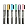 thumbnail image 2 of Royal & Langnickel Chalk Marker, 2.0mm Tips, Metallic Colors, 6 Pack, 2 of 7