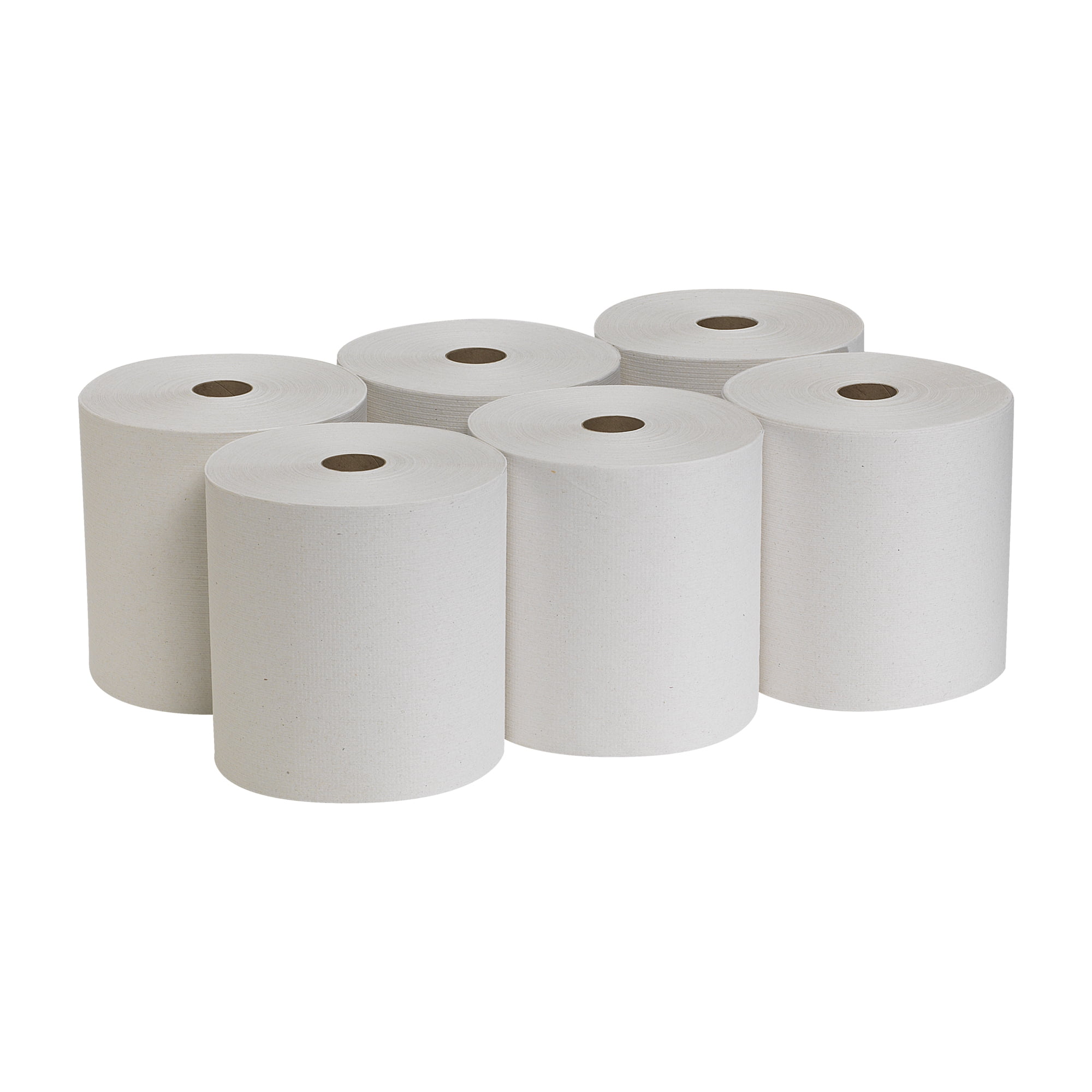 Pacific Blue Basic® Recycled Paper Towel Roll by GP PRO (Georgia-Pacific), White, 26601, 800 Feet Per Roll, 6 Rolls Per Case
