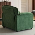 thumbnail image 4 of Oversized Chenille Armchair, 38" Upholstered Accent Chair with Thick Comfort Cushions and High Back for Living Room, Bedroom, Office,Green, 4 of 10