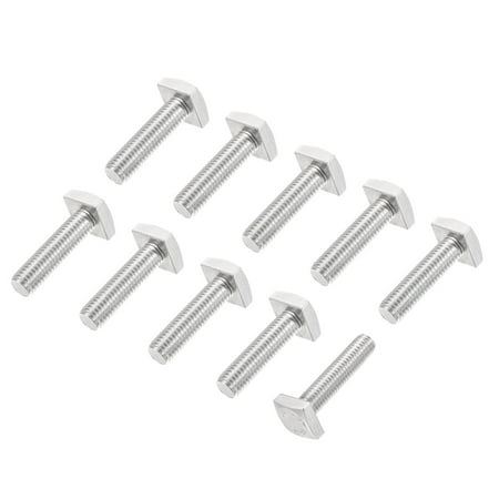 

Square Head Bolt 10 Pack M6x25mm 304 Stainless Steel Grade C Square Screws