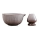 thumbnail image 2 of Cuenco de cerámica para matcha con soporte para batidor, taza para té verde, para gachas y zumos. Estilo B, 2 of 9