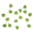 thumbnail image 1 of OUSITAID Pack of 24PCS Simulation GrapeLeaf Rattan Artificial Hanging Plant Fake Vine-L (20 Leaves), 1 of 9