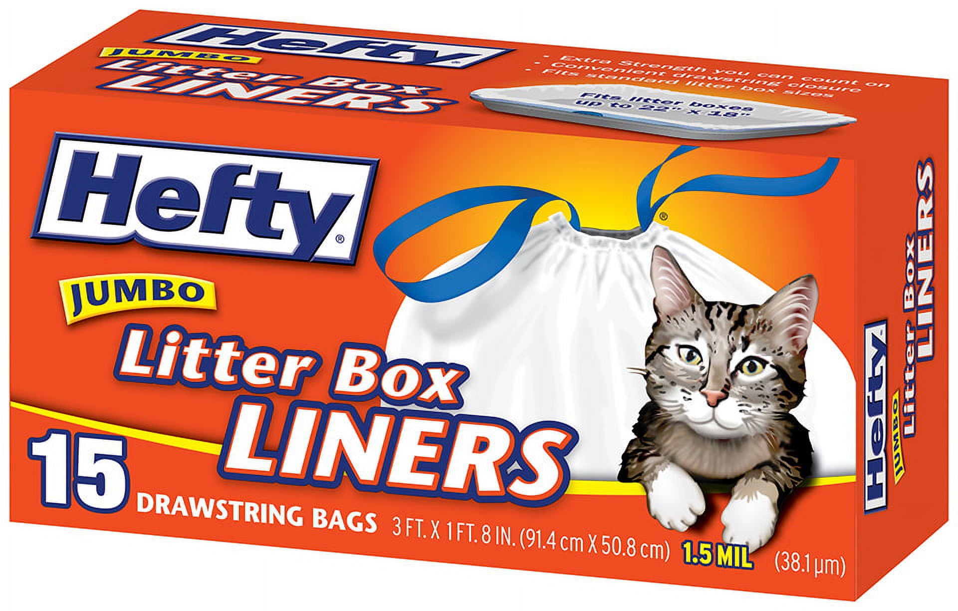 Hefty Litter Box Pan Liner Walmart