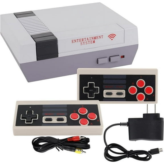 Retro Controllers with 620 Built-in Classic Plays, 8-Bit Video Play System for Adults and Kids, Includes 2 Controllers - Rediscover the Joy of Retro Playing