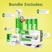 BUGMD Essential Pest Control Concentrate (3 Pack) with Spray Bottle 32 oz, BugMD Cockroach Catcher (1 Pack) and BugMD Bed Bug Trap (1 Pack) Bundle