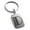 Silver, variant on Stainless Steel Letter D Initial Metro Retro Monogram Engraved Small Rectangle Dog Tag Charm Keychain Keyring