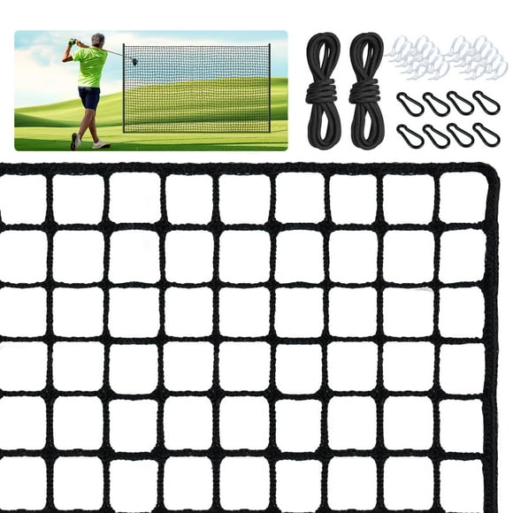 Red de nailon Golf Net ParPeak de 10 x 50 pies para practicar en el patio trasero
