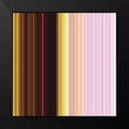 thumbnail image 2 of Grayscale 15x15 Black Modern Framed Museum Art Print Titled - Pinstripes XI, 2 of 5