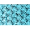 thumbnail image 1 of Ahgly Company Indoor Rectangle Oriental Light Blue Industrial Area Rugs, 4' x 6', 1 of 4