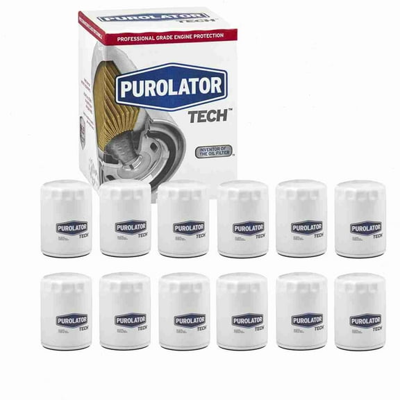 12 pc Purolator TECH TL22500 Engine Oil Filters for 100255 12690385 127 19330000 19330001 2100255 27045 27045MP 27502 27502MP 37045 37502 4100255 47045 47502 57045 57045XP 57502 61857045 67045 7045