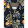 thumbnail image 3 of Ma Croix Mens Casual Hawaiian Flower Pattern Button Up Bohemian Shirts, 3 of 7
