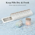 thumbnail image 4 of Taolixe Weekly Pill Organizer with Magnet 7-Day 1 Time Daily Reminder Medicine Dispenser Portable Pill Container Holder Large Capacity Medicine Box for Supplements Clearance Storage Organizer, 4 of 8