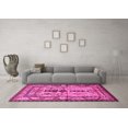 thumbnail image 3 of Ahgly Company Indoor Round Persian Pink Traditional Area Rugs, 3' Round, 3 of 4