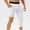 White, variant on Fengqque Men's Basketball Single Leg Tight Sports Pants 1/2 One Leg Compression Pants Athletic Base Layer Underwear Red M(M)