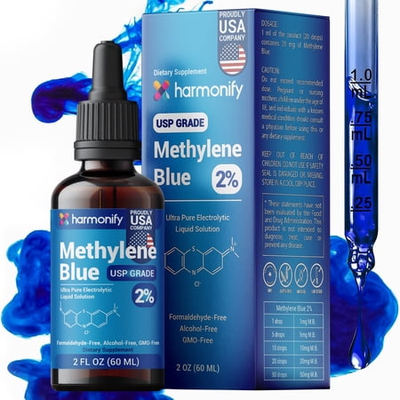 Methylene Blue USP Grade 2% Solution (60 ml / 2 Fl Oz)