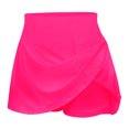 thumbnail image 3 of Blmnix Loose Womens Shorts Pink Trendy Solid Yoga Polyester High Running Stretchy Womens Shorts, 3 of 5