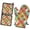 Pioneer Flower Floral, variant on Pioneer Flower Floral Print Pattern 2-Pack Oven Mitts Set, Heat Resistant Kitchen Gloves, 7.7" X 12"