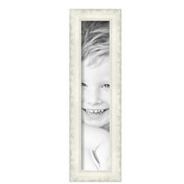 ArtToFrames 4" x 19" Classic White Picture Frame, 4x19 inch White Wood Poster Frame (WOM-5004),  Pack