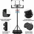 thumbnail image 4 of Basketball Hoop for Kids Outdoor Basketball Goal Indoor Height Adjustable 7ft, 4 of 10
