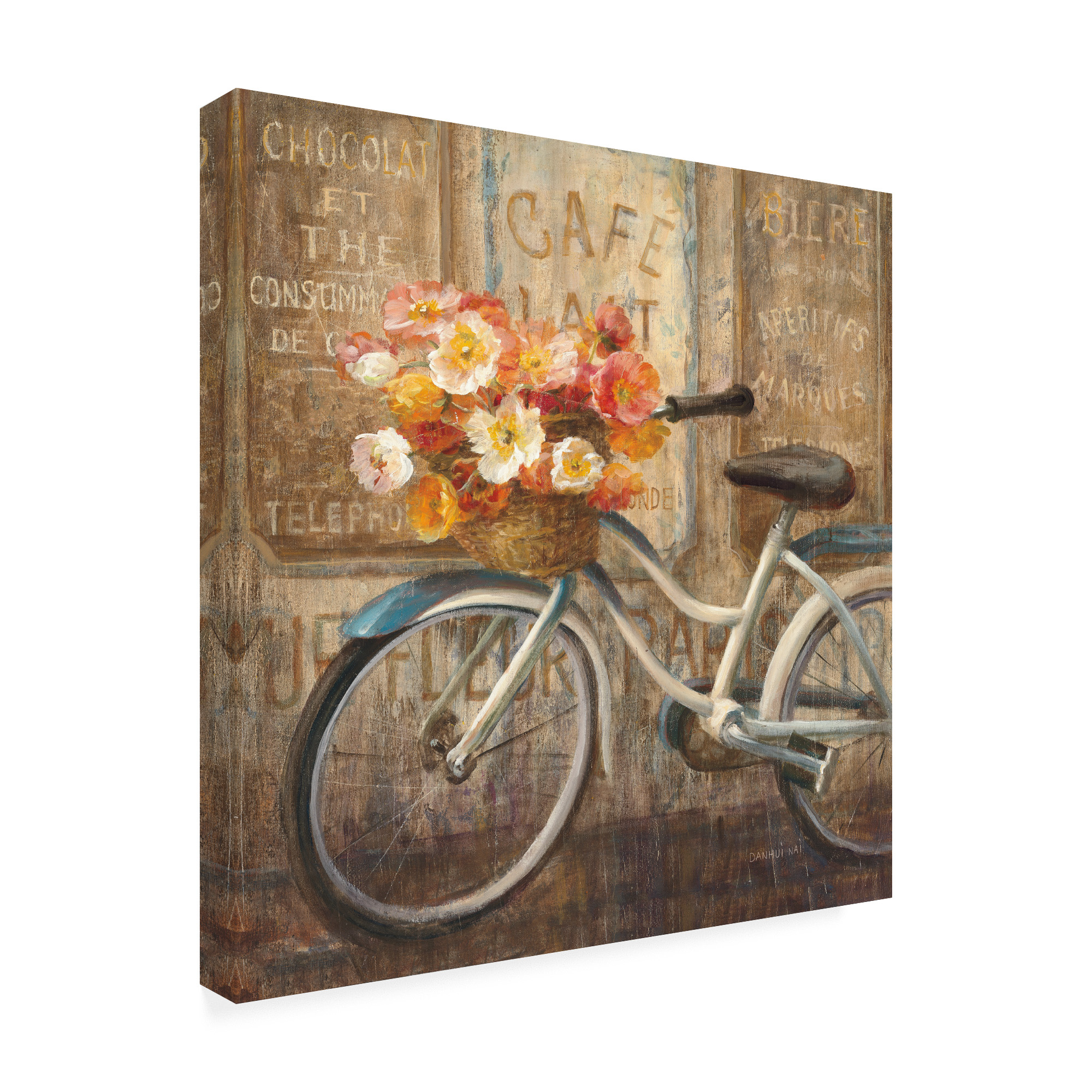Trademark Fine Art 'Meet Me at Le Cafe II' Canvas Art by Danhui Nai