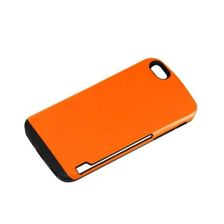 Iphone 6 Plus Candy Shield Case With Card Holder In Orange