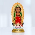 thumbnail image 3 of Estatua de Nuestra Señora de , estatuilla religiosa, decoración de Navidad, adorno de mesa, regalo de Navidad para estante de vacaciones,, 3 of 9