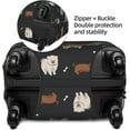 thumbnail image 5 of Cute Dogs Luggage Suitcase Covers Elastic Washable Luggage Protector Travel Suitcase Protective Cover For Kid And Adult, S (Fit 18-21 Inch Luggage), 5 of 6