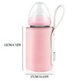 thumbnail image 2 of Bangcool Milk Warmer Keeper Portable Faux Leather Travel Bottle Heater Baby Bottle Warmer, 2 of 10