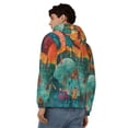 thumbnail image 4 of Honeii Whimsical Forest Scene Print Hoodies for Men, Pullover & Full Zip, Breathable Zip up Hoodie, Sweatshirt-X-Large, 4 of 5