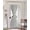 Green, variant on Black Striped Blackout Door Curtains for French, Glass,Front, Back, Patio Door, Black White Stripes Farmhouse Thermal Insulated Rod Pocket Window Curtain Drapes With Tiebacks 54"x40"