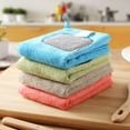 thumbnail image 2 of maskred Absorbent Microfiber Dish Cleaning Towel Rag No-scratch Kitchen Wiping Durable Cloth 30x30cm, 2 of 6
