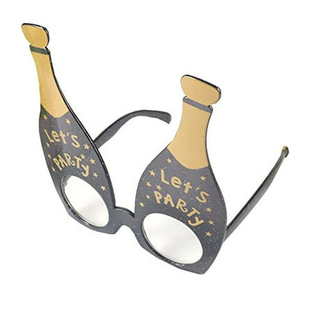 Funny Eyeglasses Costume Sunglasses - Party Sunglasses Champagne Shape Funny Glasses Fancy Dress Party Costume Photo