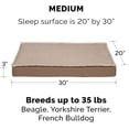 thumbnail image 3 of Furhaven Pet Products Medium 2-in-1 Water-Resistant Orthopedic Dog Bed, Sand, 3 of 13
