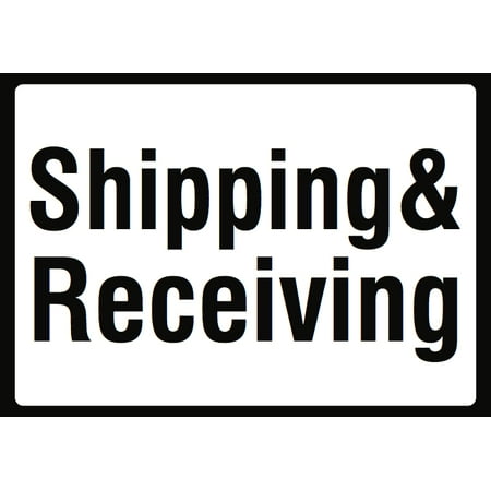 Order Metal - Shipping & Receiving Sign - Warehouse Retail Order Pick Up Zone Signs - Aluminum Metal