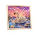 thumbnail image 3 of Kids Pearl Art Kit for Wall Decor, 8X8 Inch Framed Wooden Wall Art with Textured Rhinestone Beads for Girl Nursery Room Decor, Diy Craft Supplies Set, Purple and Pink Home Wall, 3 of 7