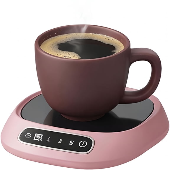 HIBIBUD Rechargeable Coffee Mug Warmer with Usb Charging Base,Wireless Cup Heater Coffee Cup Warmer