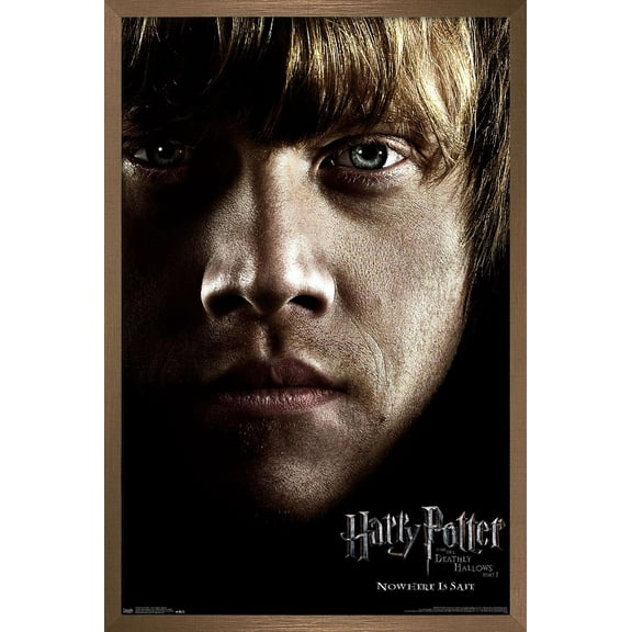Harry Potter and the Deathly Hallows: Part 1 - Ron One Sheet Wall Poster, 22.375" x 34", Framed