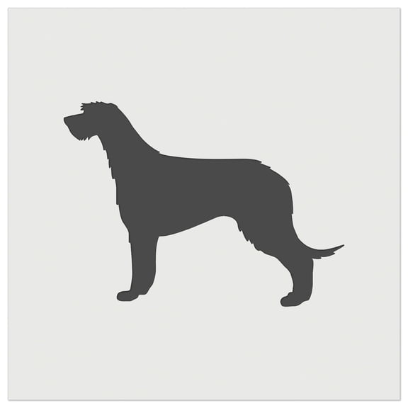 Irish Wolfhound Dog Solid DIY Cookie Wall Craft Stencil - 3.5 Inch