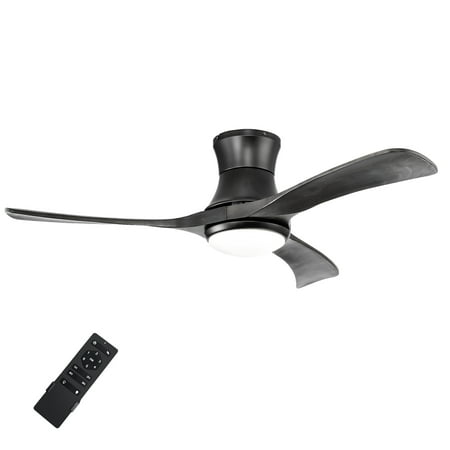 

Costway 52 Inches Ceiling Fan with LED Light Remote Control 6 Wind Speeds and 8H Timer